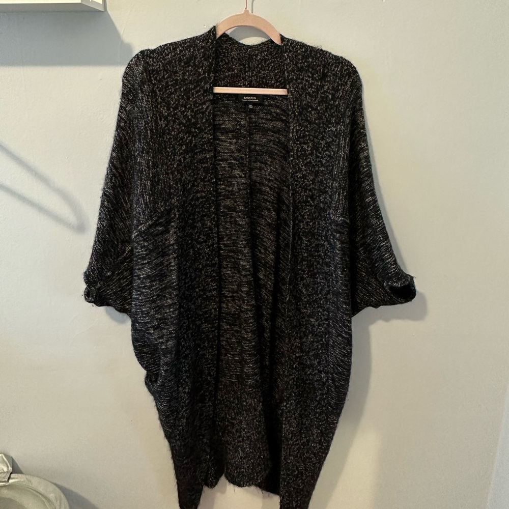 babaton italian mohair blend cardigan size s/m